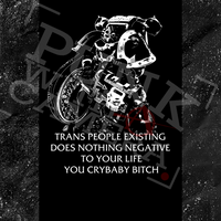 Chaos Marine Trans people Existing Does Nothing Negative To Your Life You Cry Baby Bitch 40k - Gutter Press