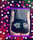 Enemy Of The State - Booty Shorts