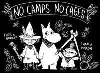 No Camps No Cages - Fuck A Border Fuck a Prison - Backpatch