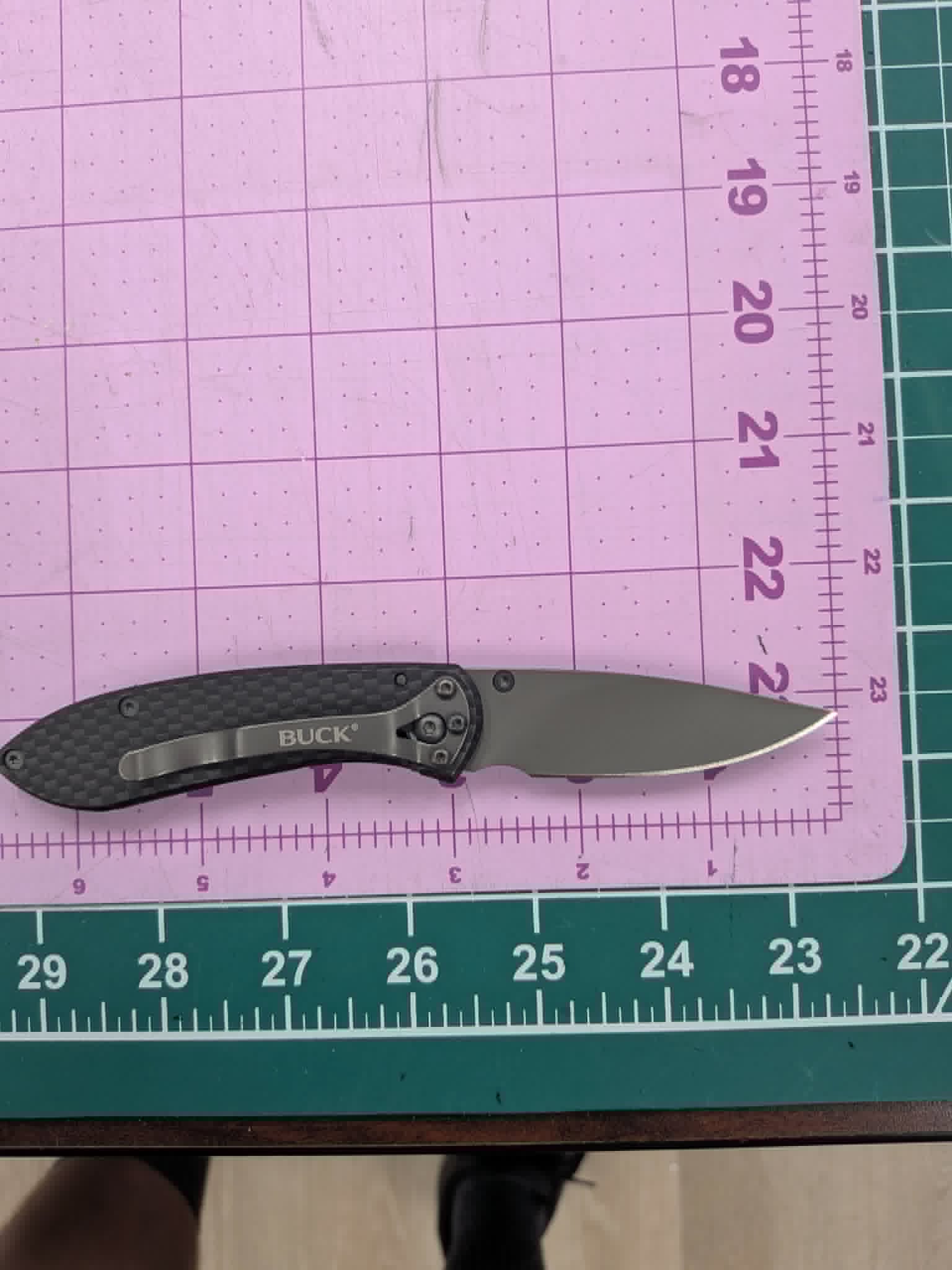 Buck Nobelman 327 - Laser Engraved
