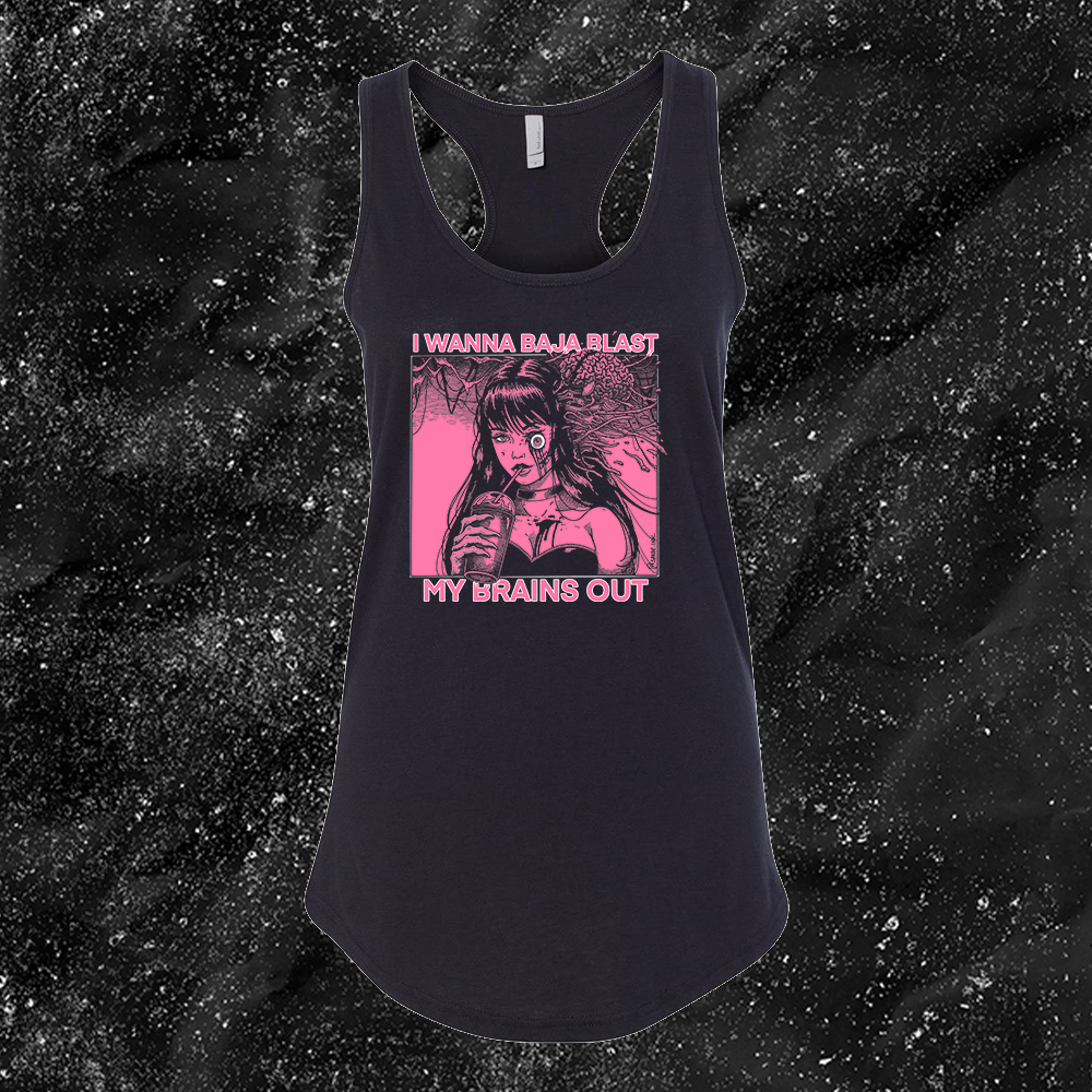 I Want To Baja Blast My Brains Out - Major Melon Version (Pink) - Spade.Ink