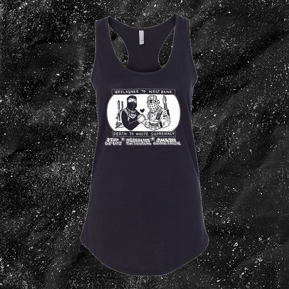 Weelaunee To West Bank Death To White Supremacy - Jonas Goonface - Mutual Aid Design