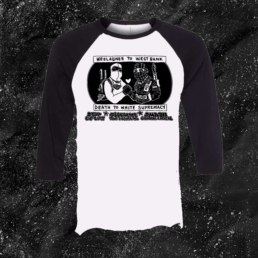 Weelaunee To West Bank Death To White Supremacy - Jonas Goonface - Mutual Aid Design