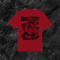 Food Is A Human Right - Mutual Aid Design - Color T-shirt