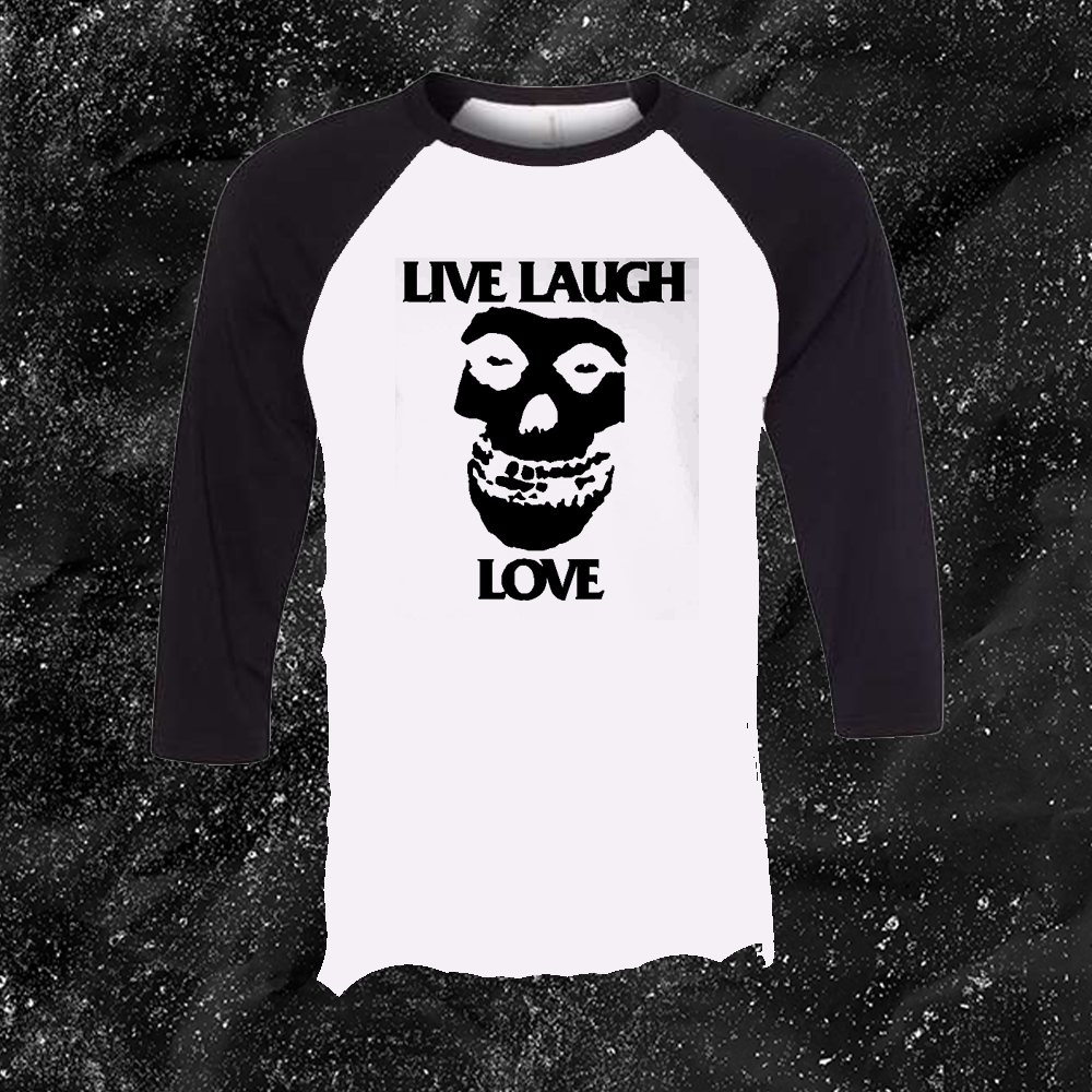 Live Laugh Love // Misfits Crimson Skull