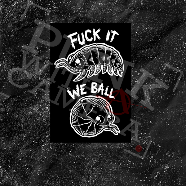 Fuck It We Ball - Sticker (3X3)