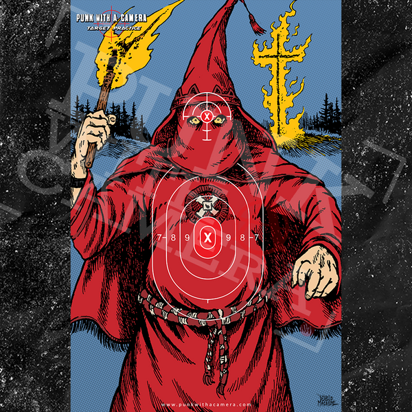 Grand Wizard Klansman Target Practice - Gun Range Target