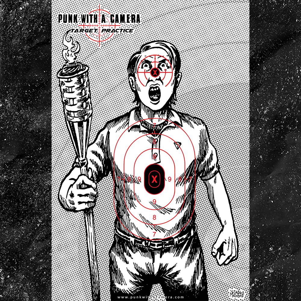 Tiki Torch Target Practice - Gun Range Target