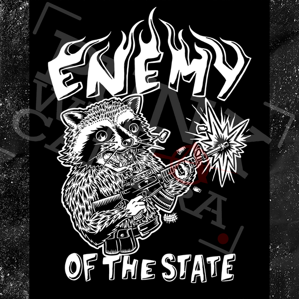 Enemy Of The State - Sticker (3X3)