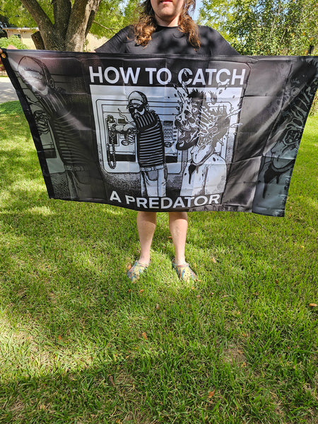 How To Catch A Predator - 3x5 Single Sided Flag