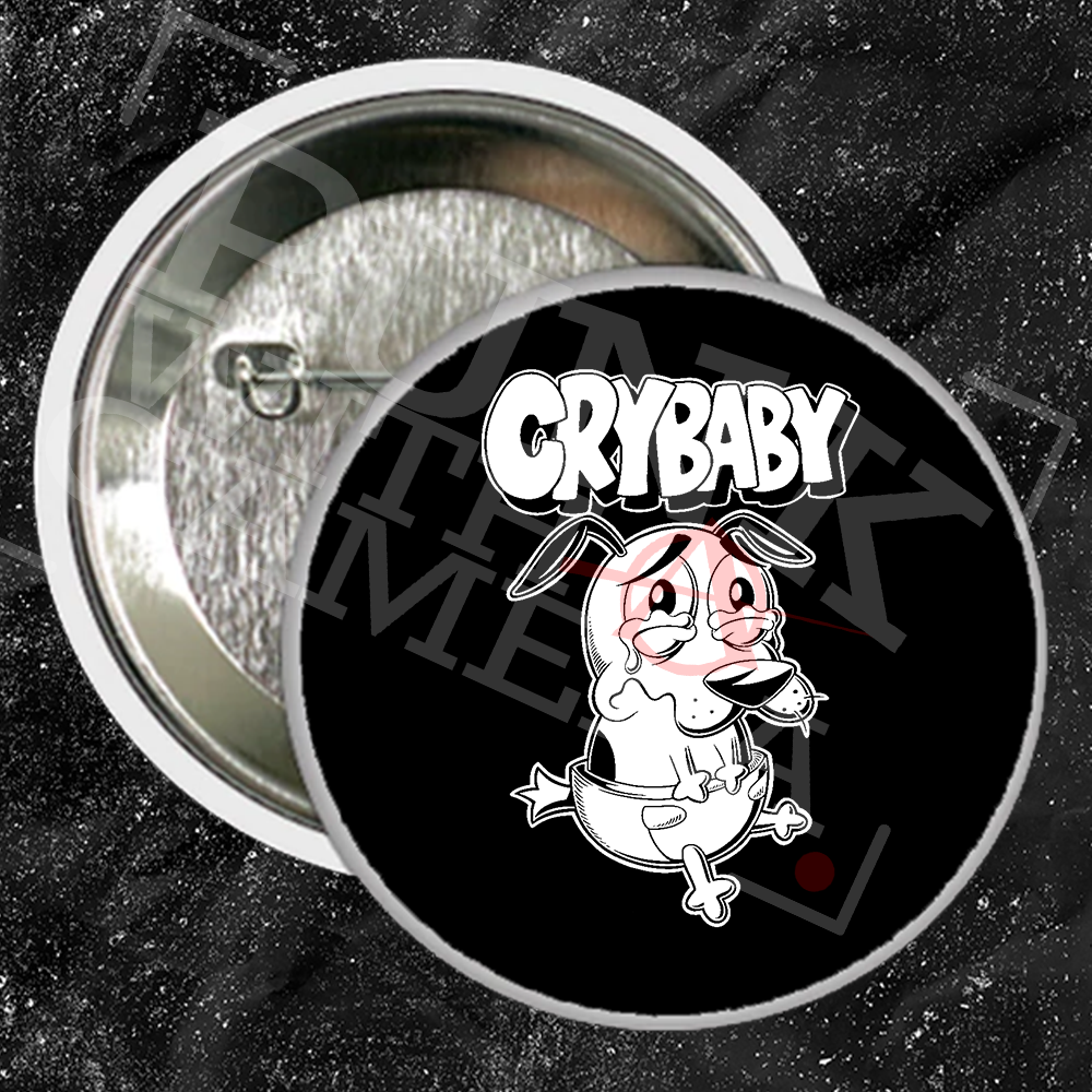 Crybaby - Buttons (1, 1.25 1.5, & 2.25 Inch)