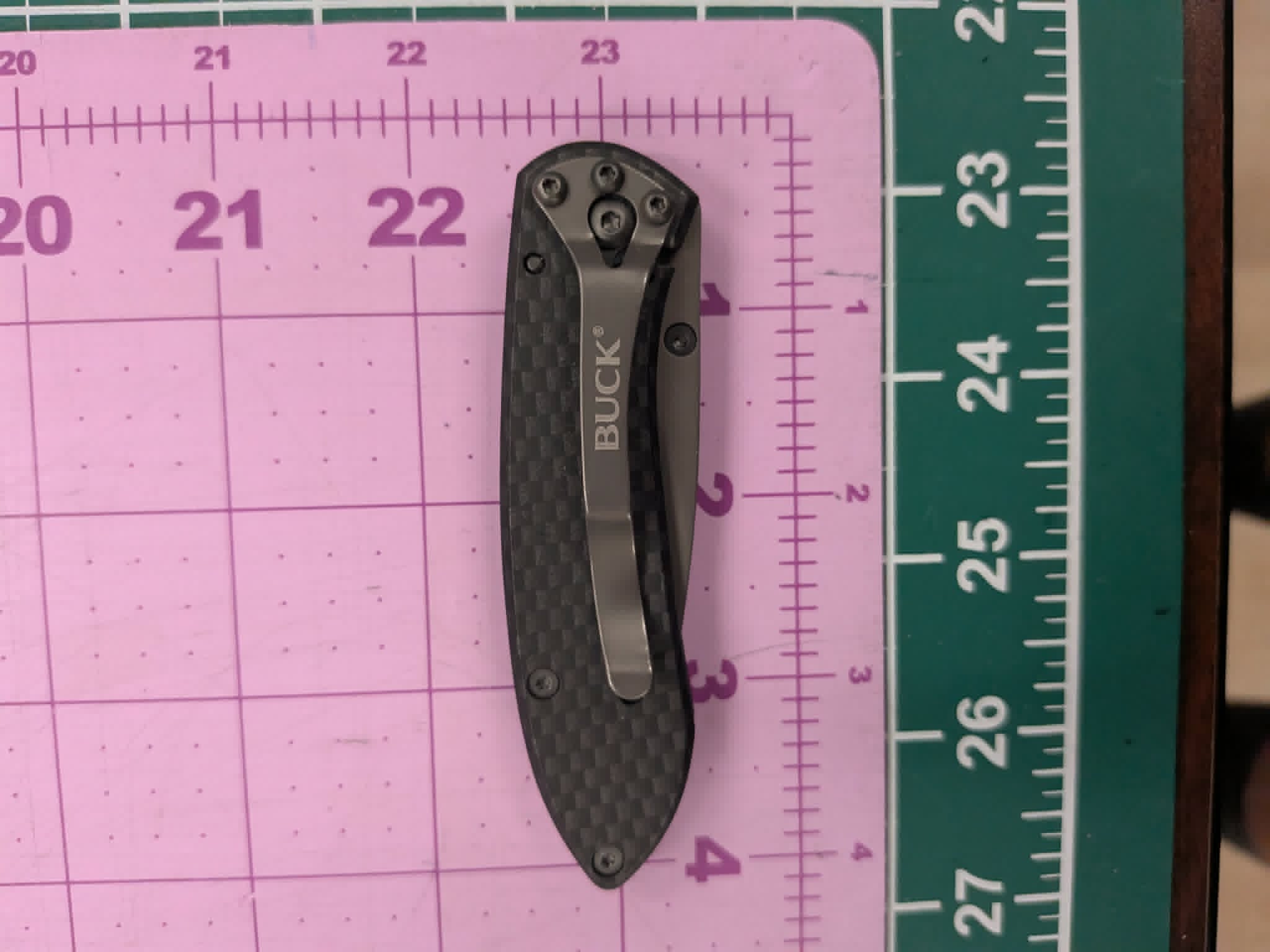 Buck Nobelman 327 - Laser Engraved