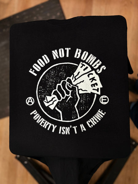 Food Not Bombs - Poverty Is Not A Crime - Mutual Aid Design