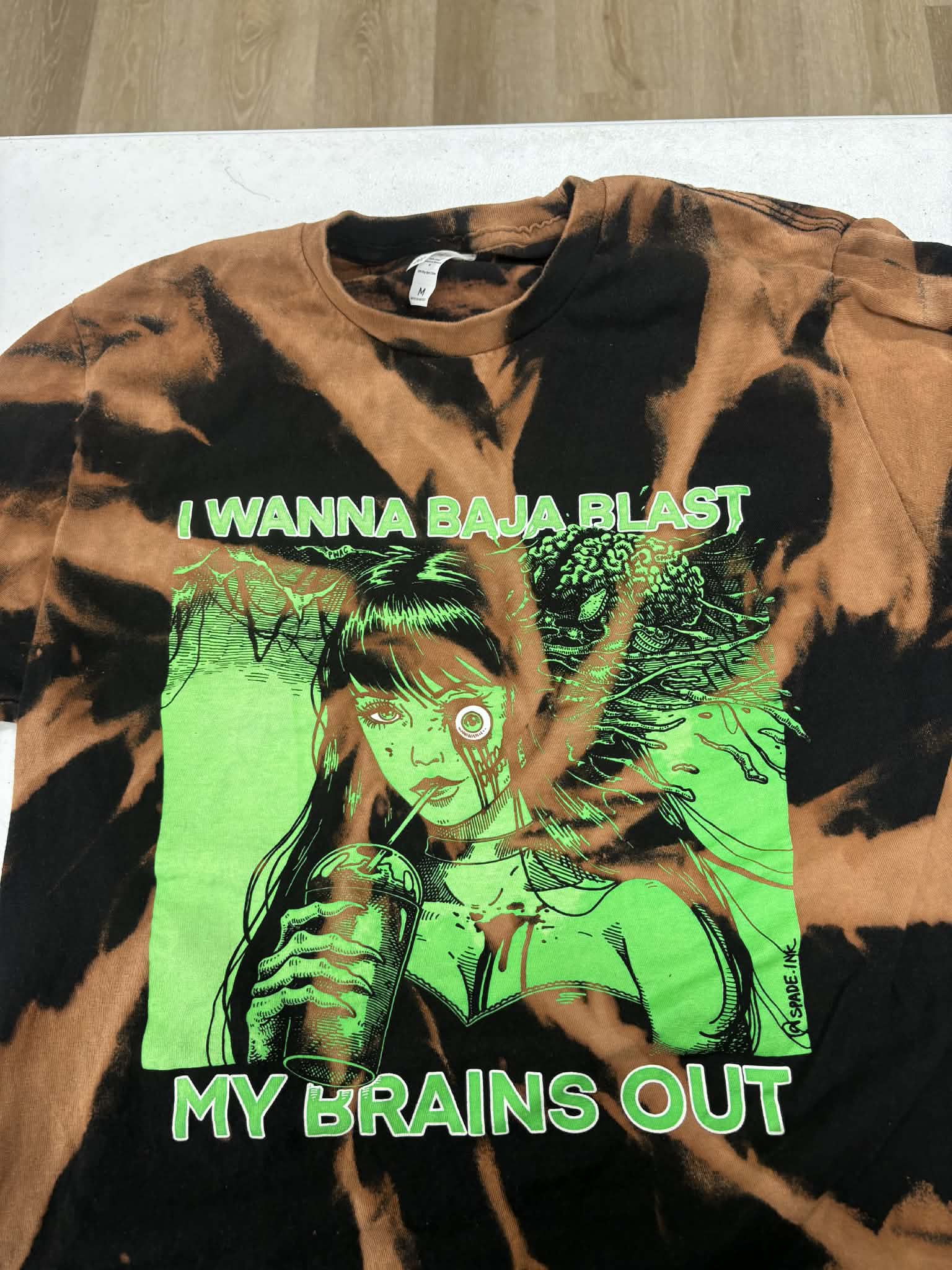 Baja Blast - M - Discounted Bleached Shirt