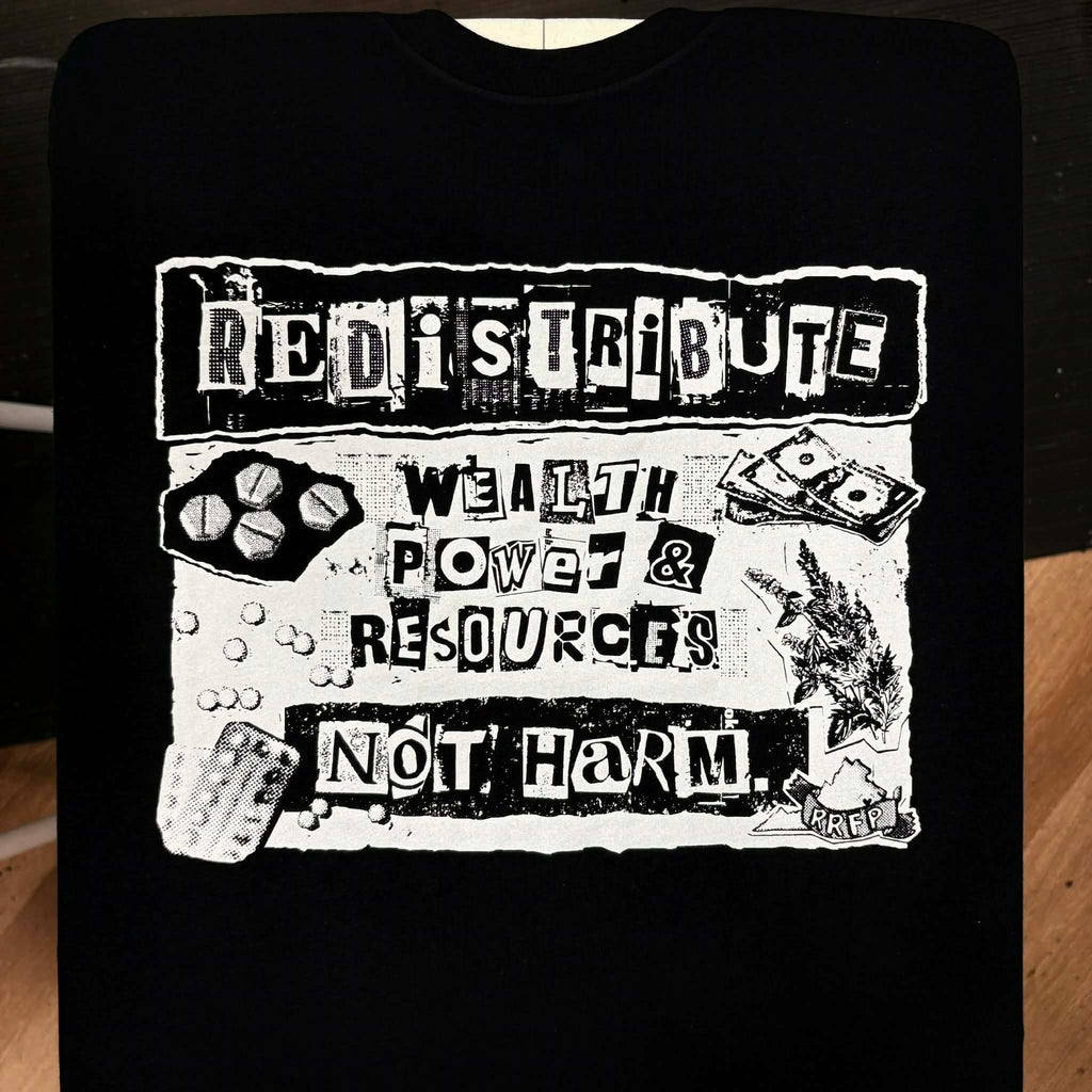 Redistribute Wealth, Power, & Resources Not Harm - Mutual Aid Design