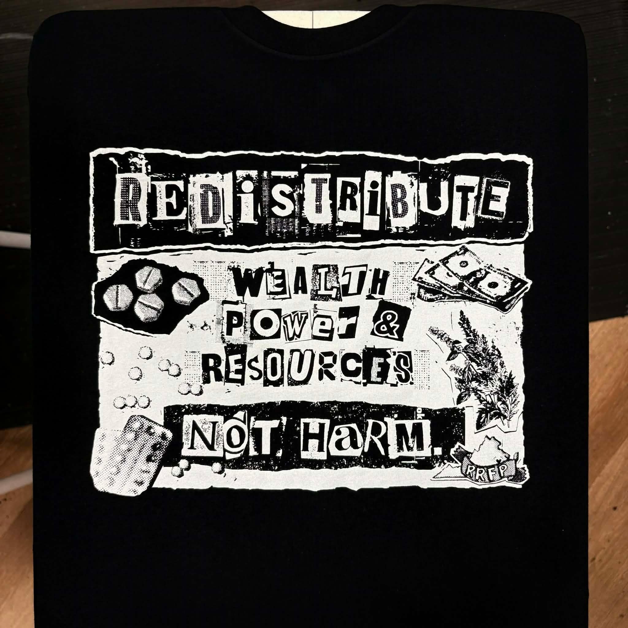Redistribute Wealth, Power, & Resources Not Harm - Mutual Aid Design