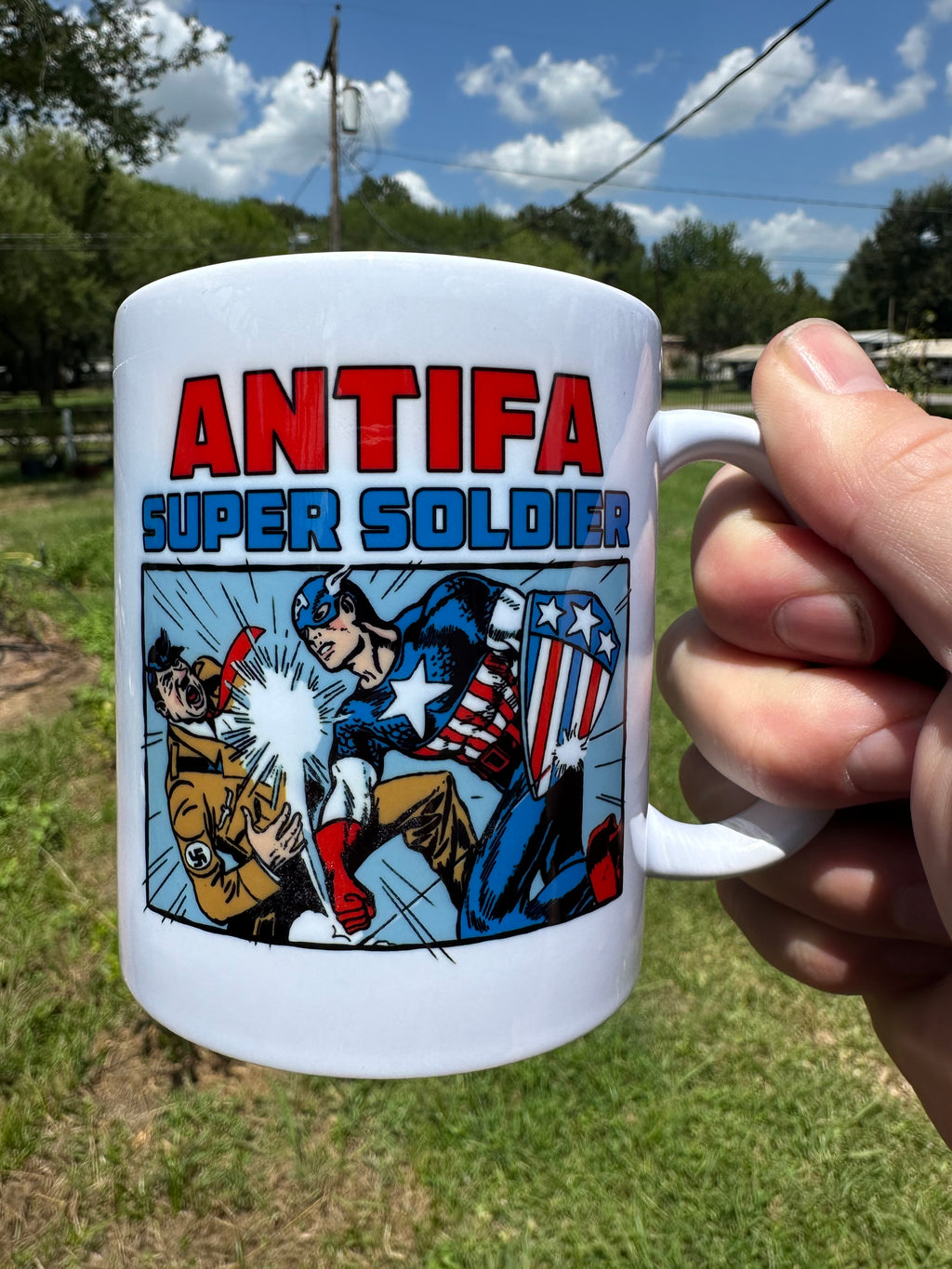 Antifa Super Soldier - Mug