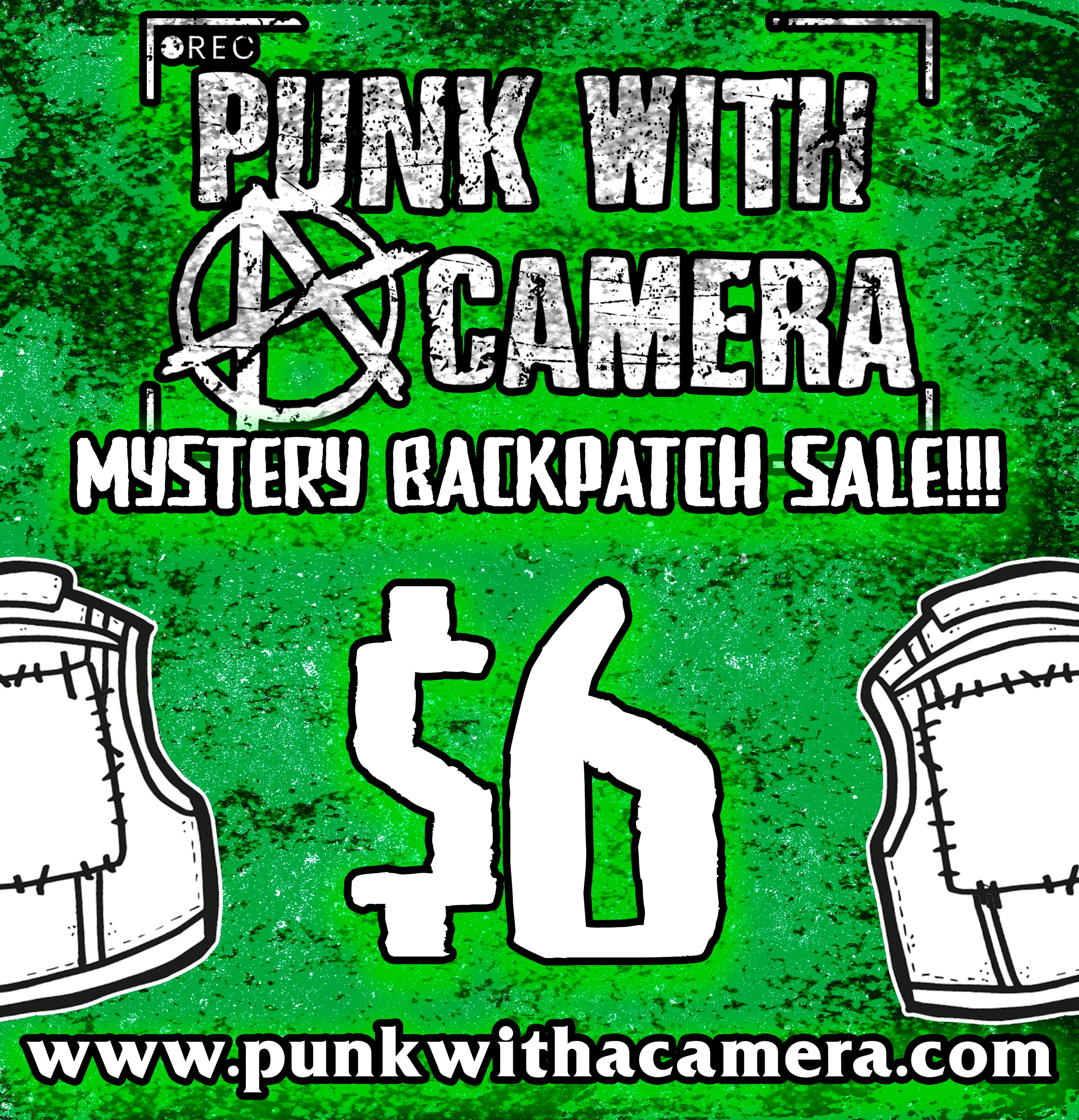 6$ Mystery Backpatch Sale - Distro Overstock
