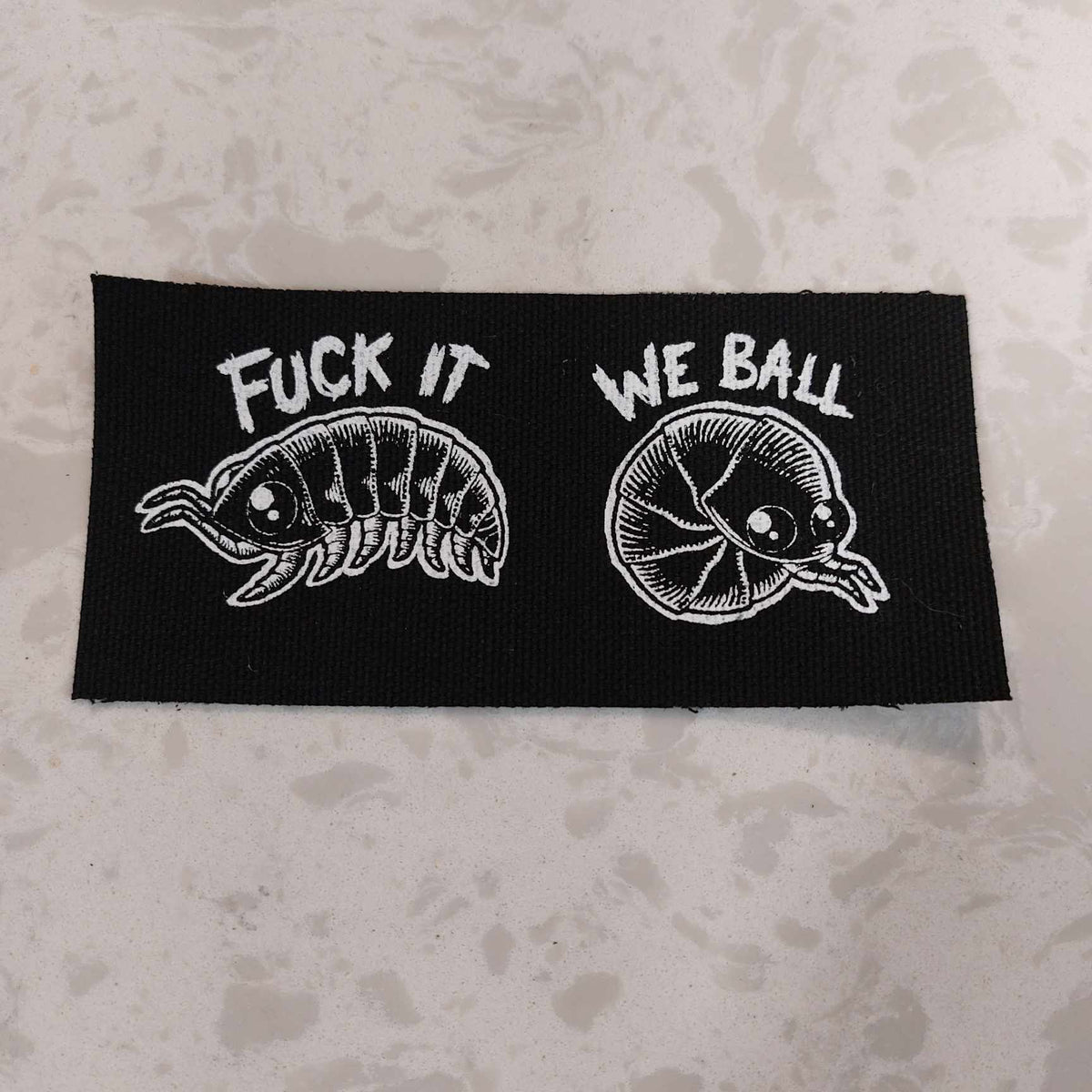 Fuck It We Ball - Patch (4x4) - Punk With A Camera