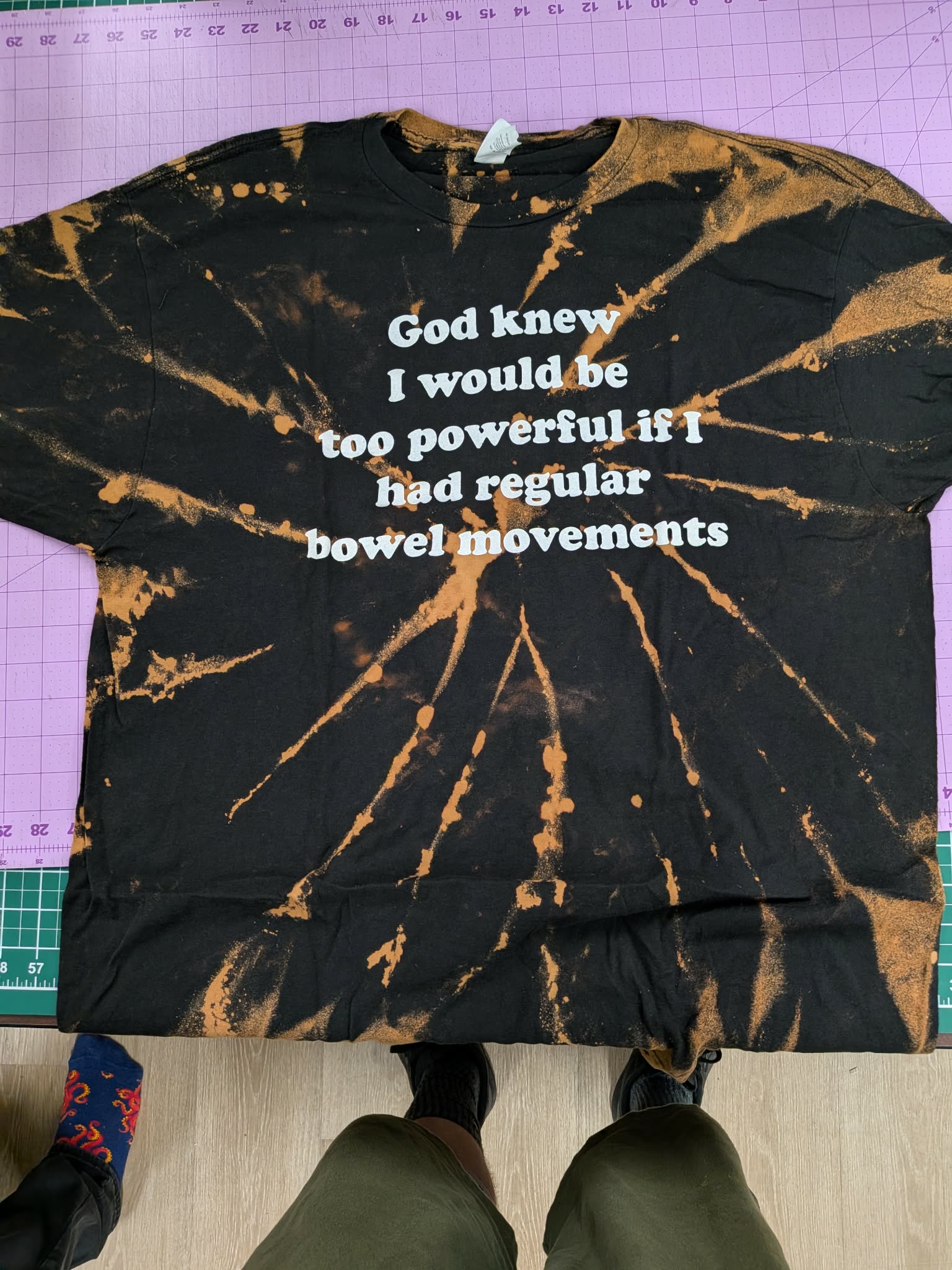 God Knew - XL - Bleached T-shirt