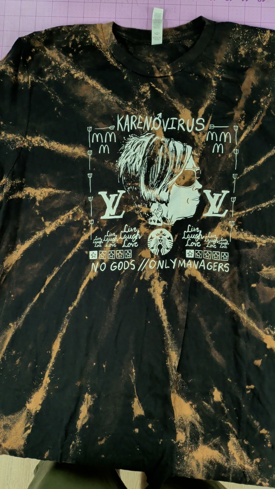 Karenovirus - XL - Bleached T-Shirt