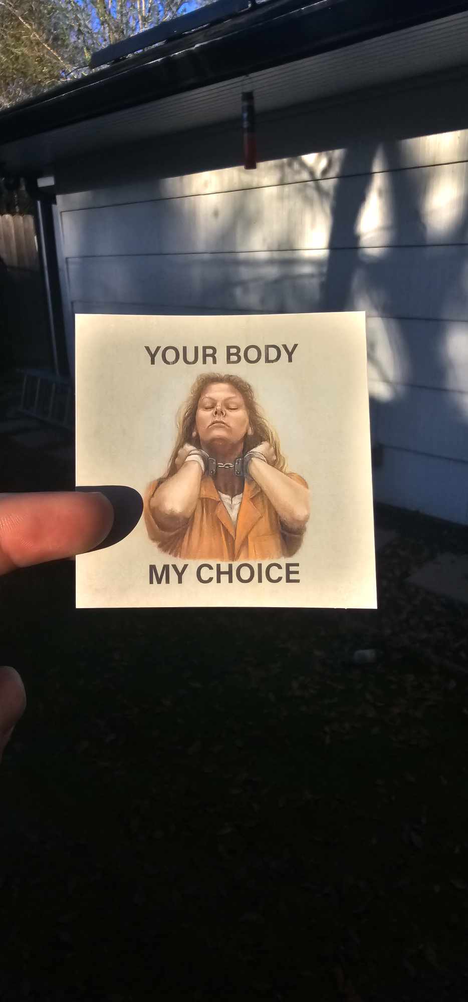 Your Body My Choice - Sticker (3X3)