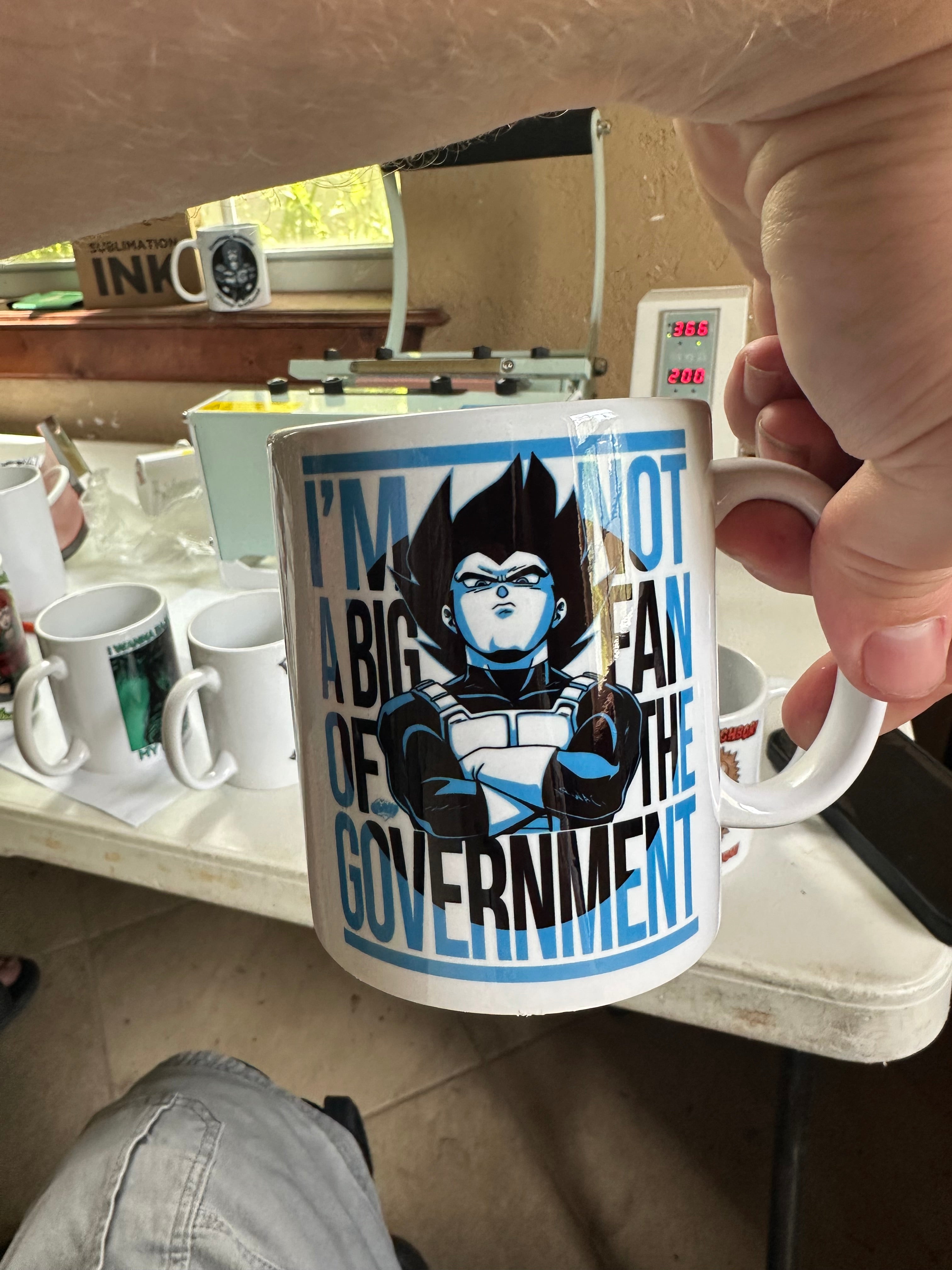 I Am Not A Big Fan Of The Government - Mug