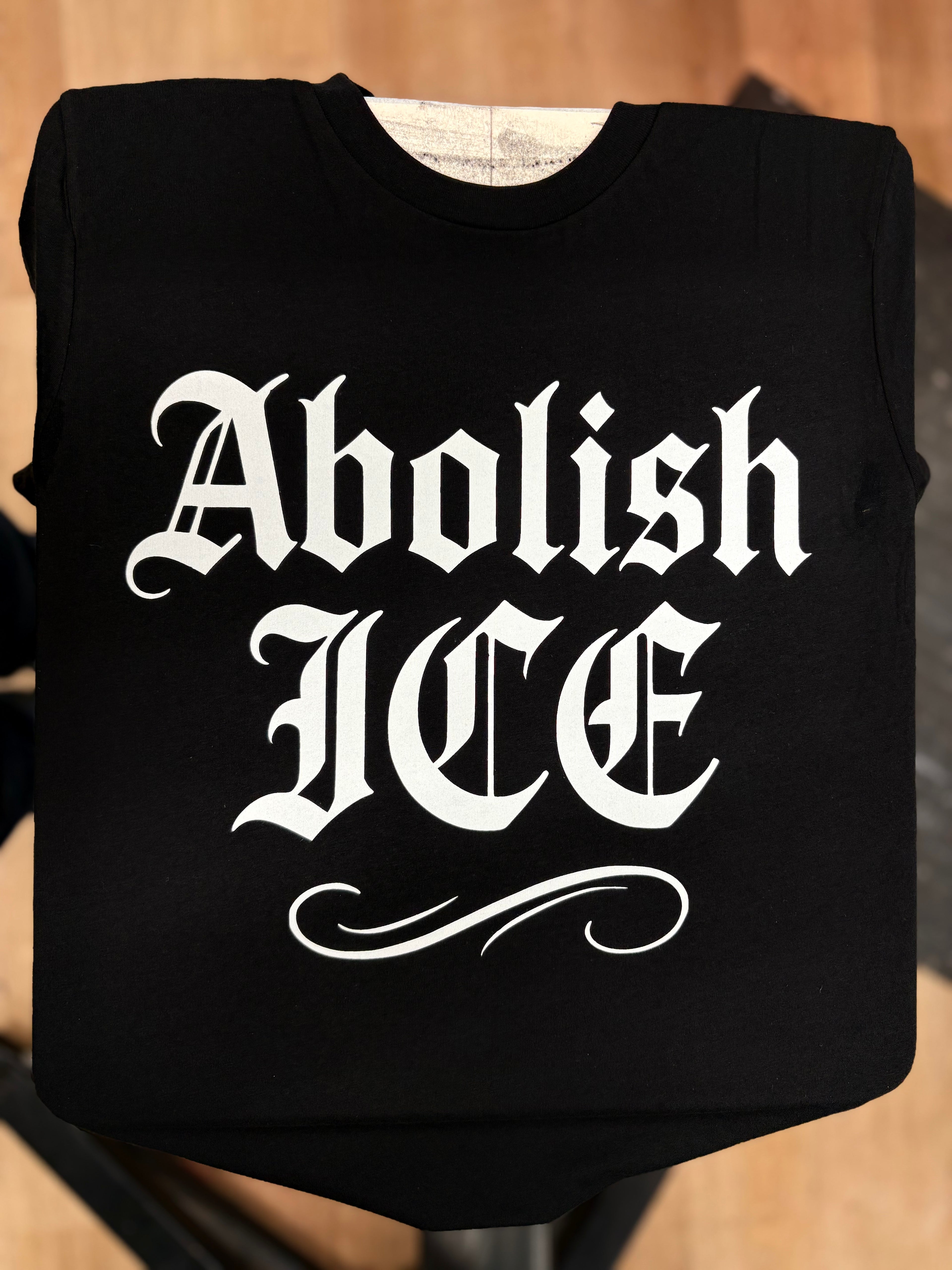 Abolish Ice Old English - 161.Clothing - Mutual Aid Design