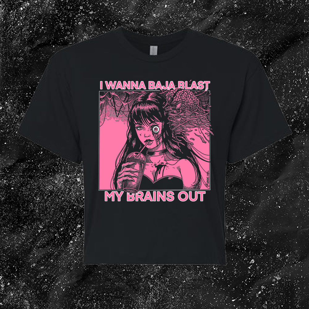 I Want To Baja Blast My Brains Out - Major Melon Version (Pink) - Spade.Ink