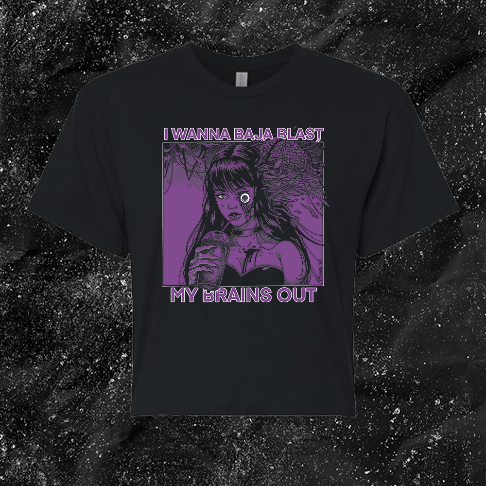 I Want To Baja Blast My Brains Out - Purple Thunder Version - Spade.Ink