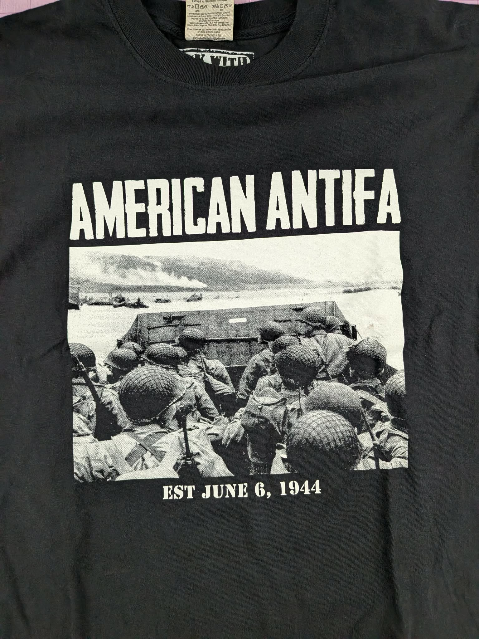 American Antifa - M - Overstock Comfort Color Shirt