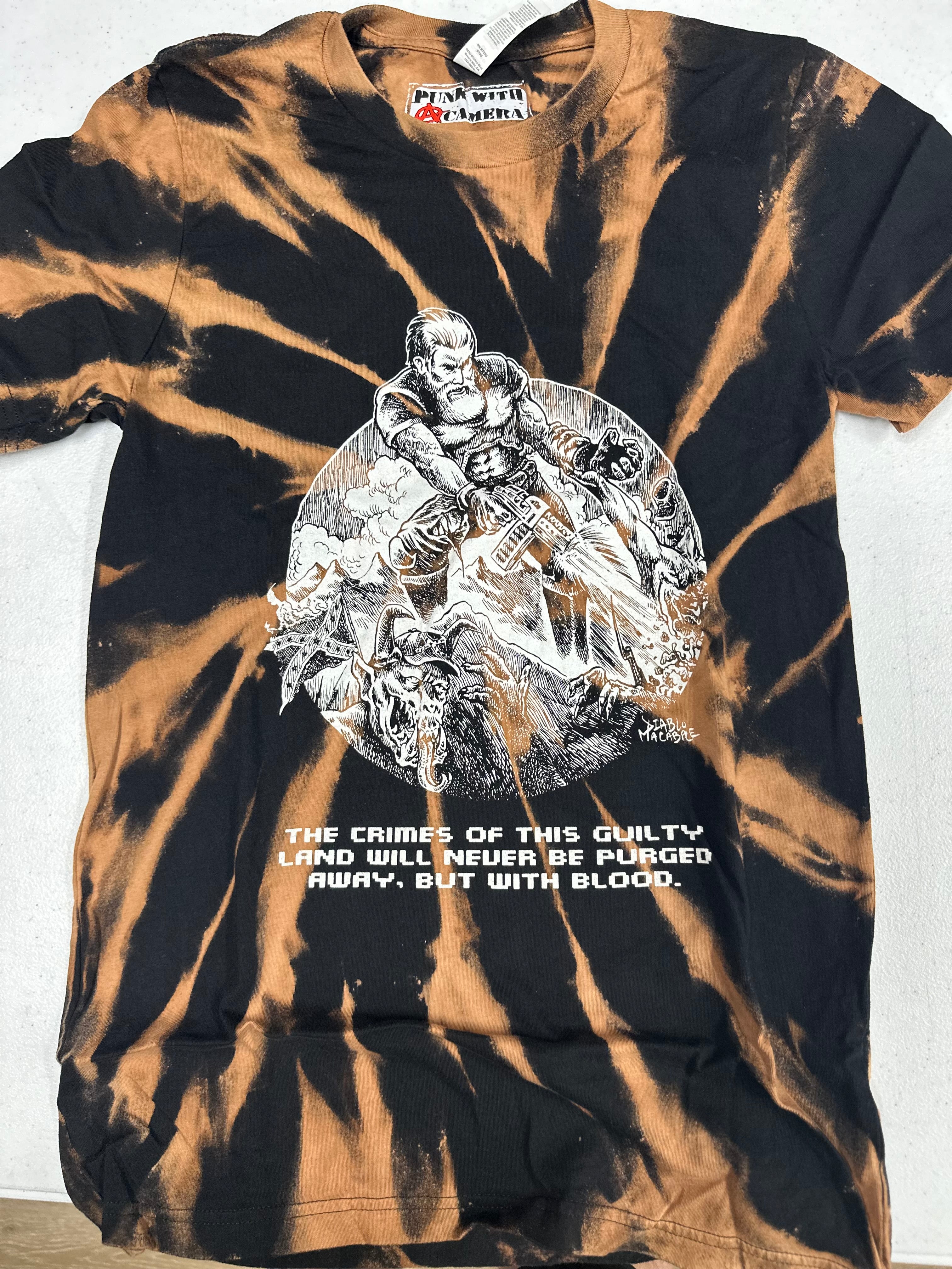 John Brown X DOOM - S - Discounted Bleached Shirt