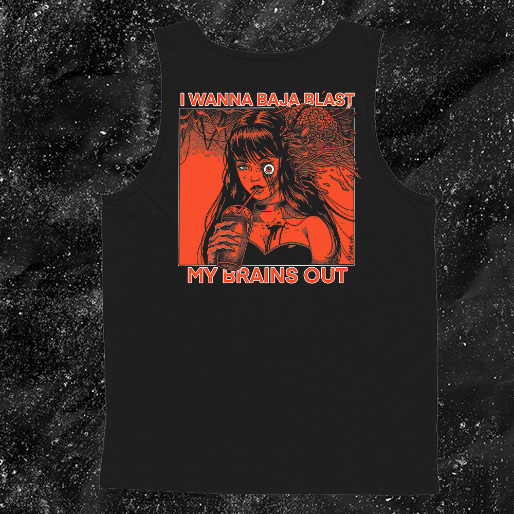 I Want To Baja Blast My Brains Out - Livewire Version (Orange) - Spade.Ink