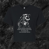 Chaos Marine Trans people Existing Does Nothing Negative To Your Life You Cry Baby Bitch 40k - Gutter Press