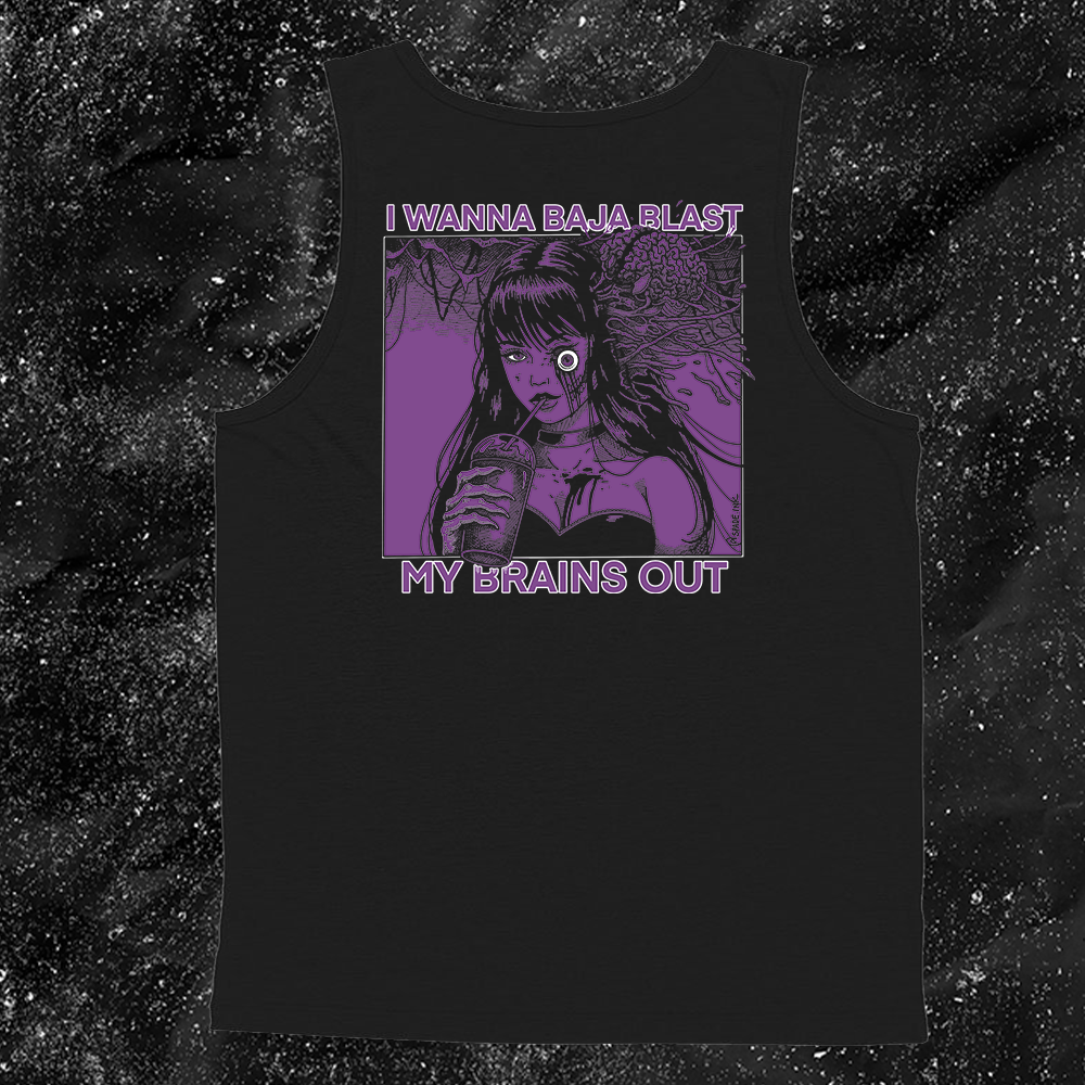 I Want To Baja Blast My Brains Out - Purple Thunder Version - Spade.Ink