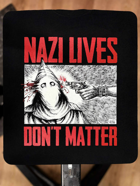 Nazi Lives Don't Matter - Red Two Color Version - Diablo Macabre