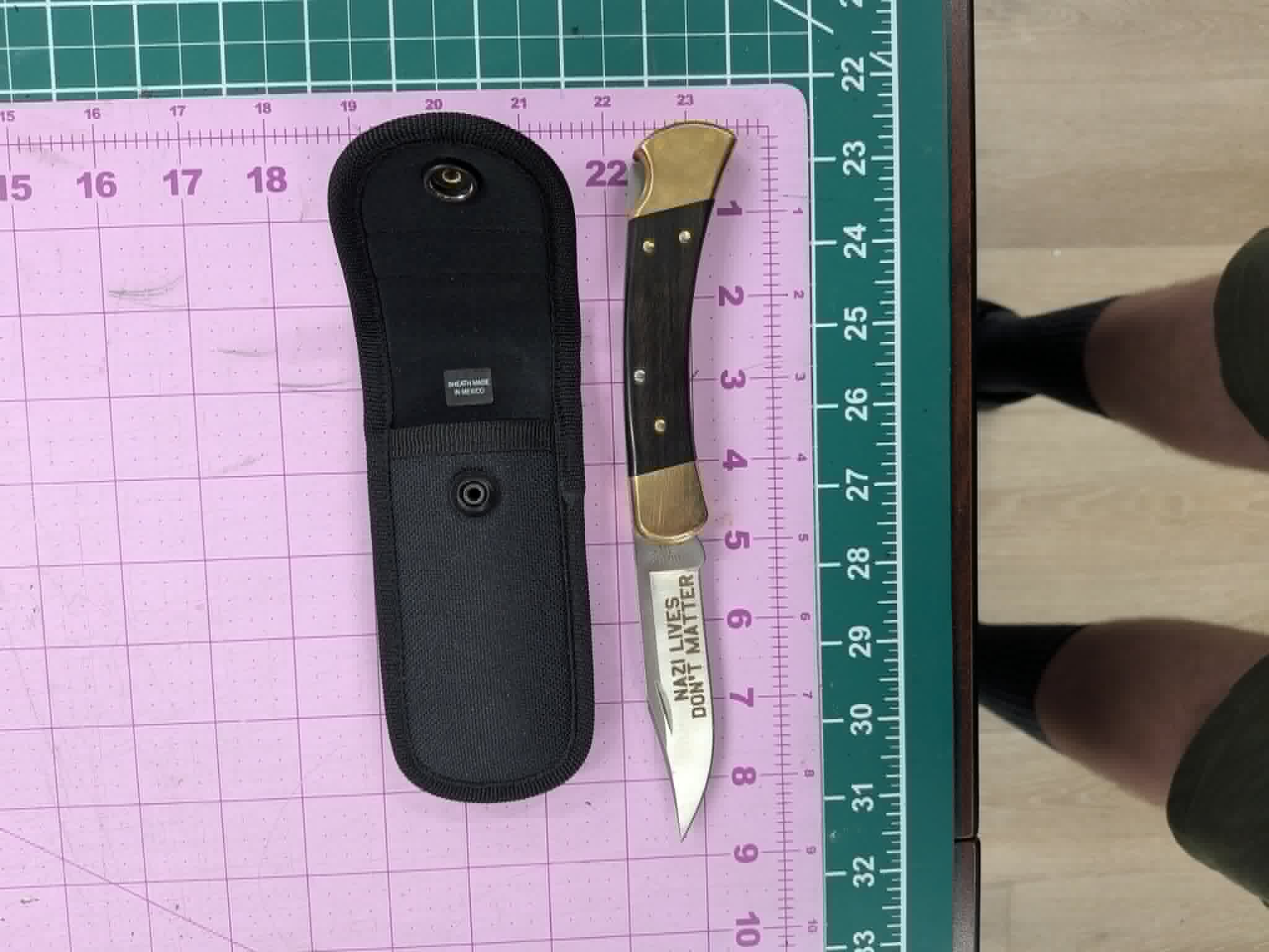 Buck 110 Hunter - Lockback Pocket Knife - Laser Engraved