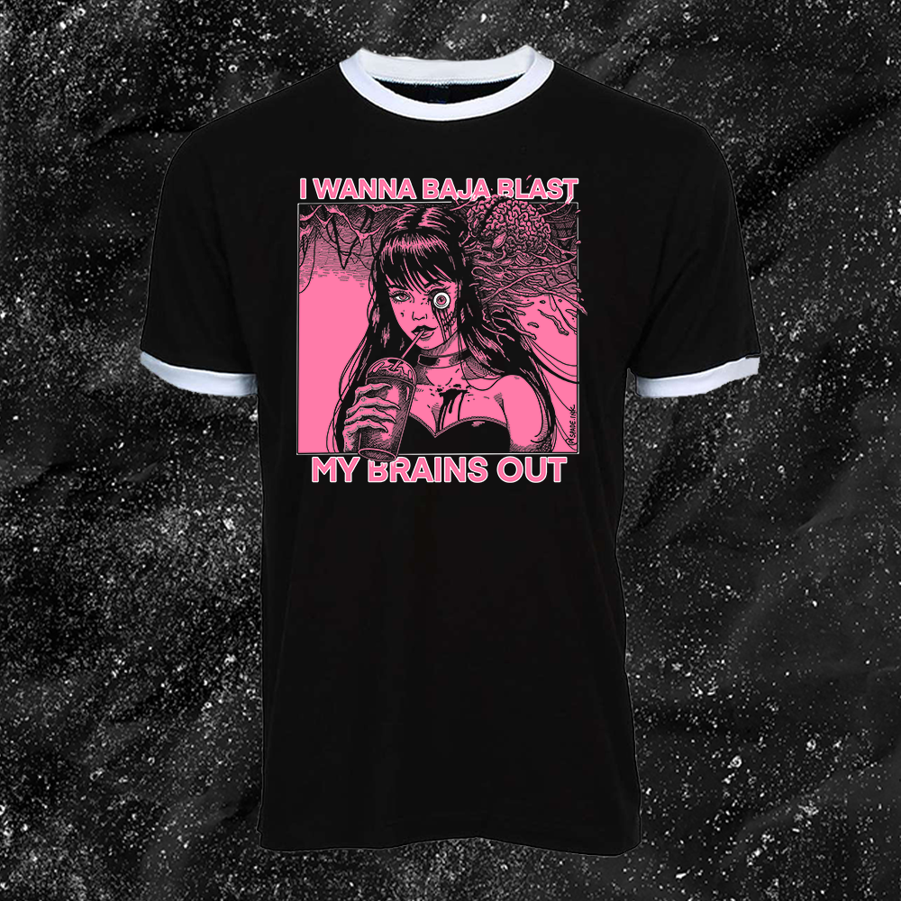 I Want To Baja Blast My Brains Out - Major Melon Version (Pink) - Spade.Ink