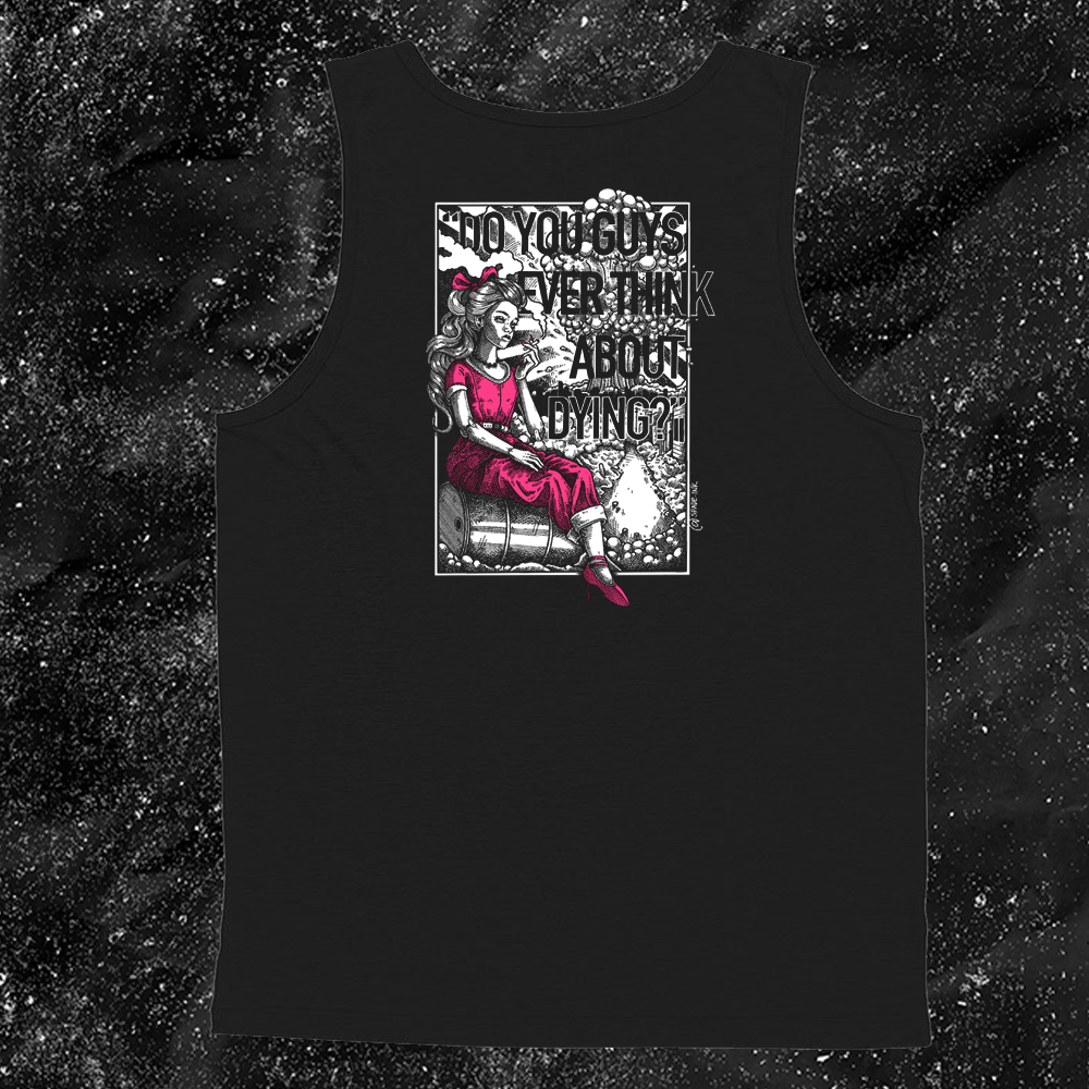 Do You Guys Ever Think About Dying W/ Color - Spade.Ink