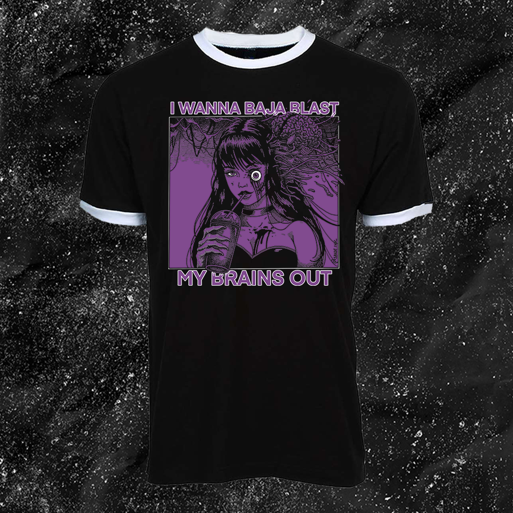 I Want To Baja Blast My Brains Out - Purple Thunder Version - Spade.Ink