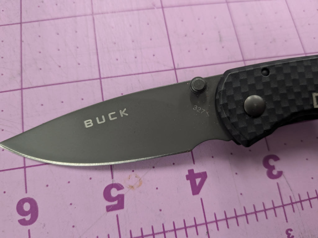 Buck Nobelman 327 - Laser Engraved
