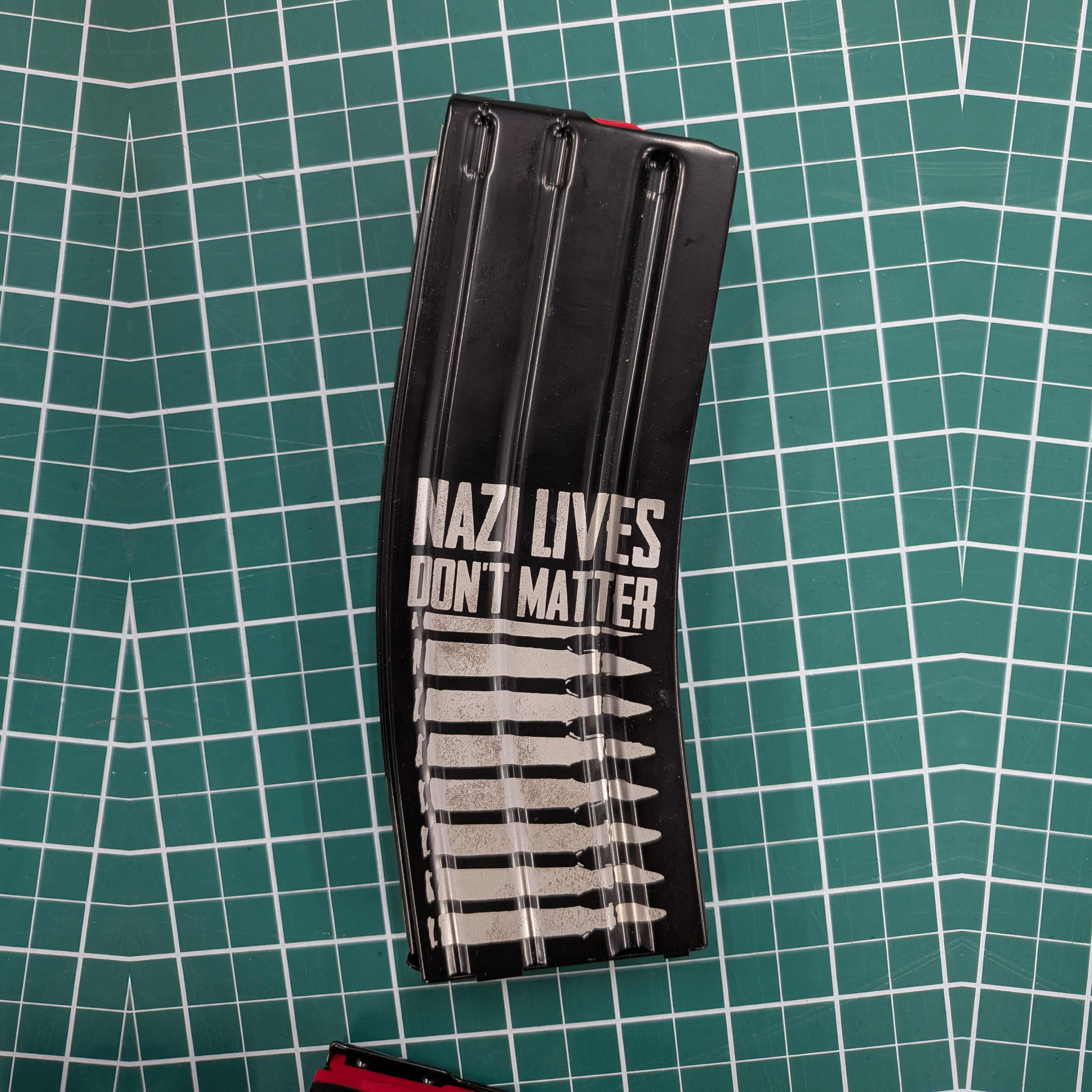 Nazi Lives Don't Matter - Laser Engraved Mag