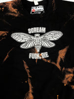 Scream Fuck Die - Sweater - Large - Bleached