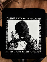 Love Cats Hate Fascism - Anti-Fascist Clothing