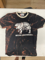 Large -Moo Dang - Ringer - Size - Bleached Draft