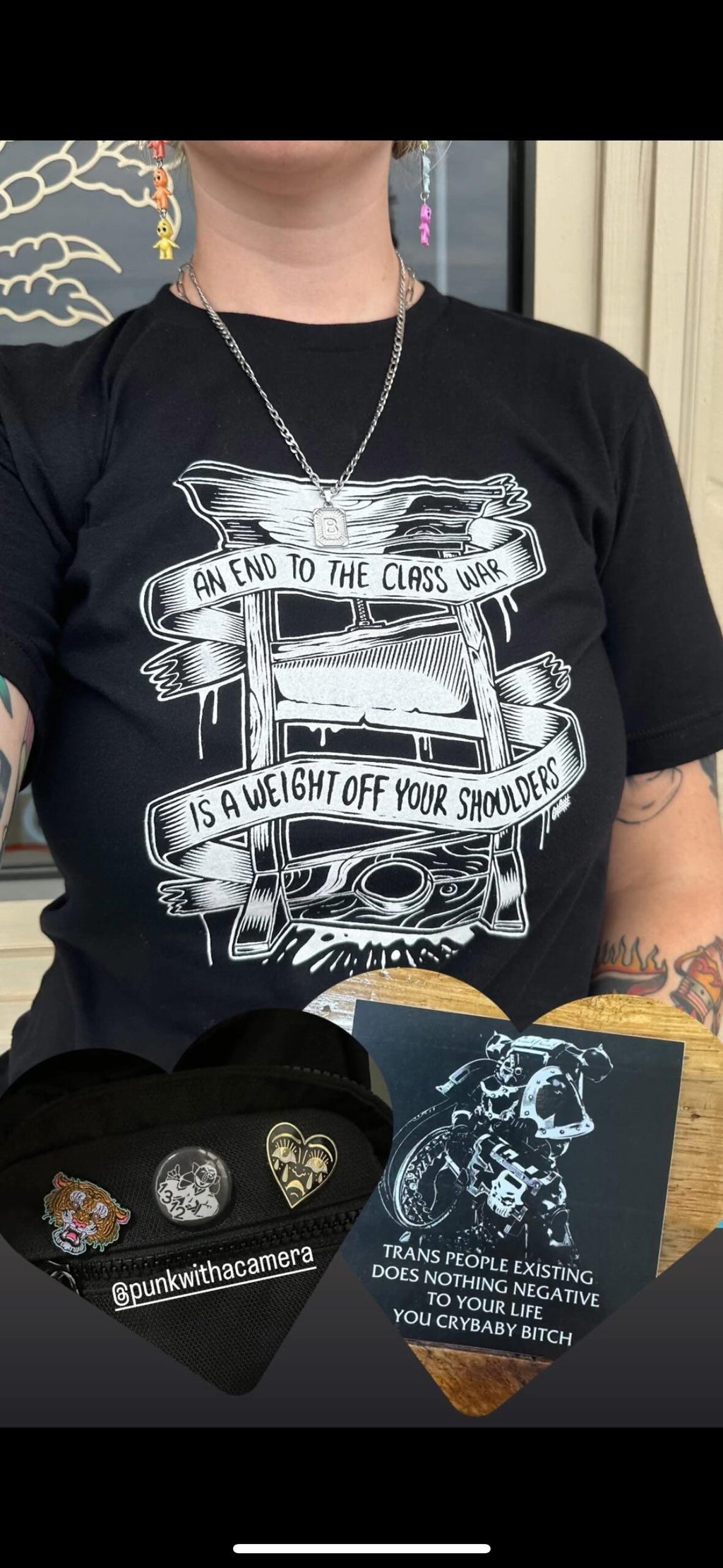 An End To The Class War Is A Weight Off Your Shoulders - Olafh Ace Design