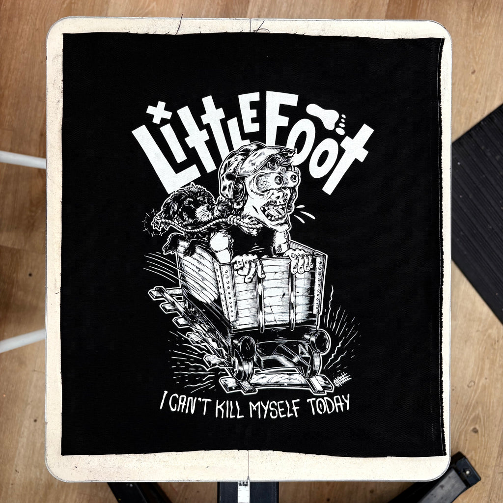 Little Foot - I Can't Kill Myself Today - Backpatch