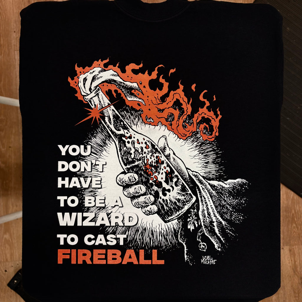 You Don't Need To Be A Wizard To Cast A Fireball - Orange Two Color Version - Diablo Macabre