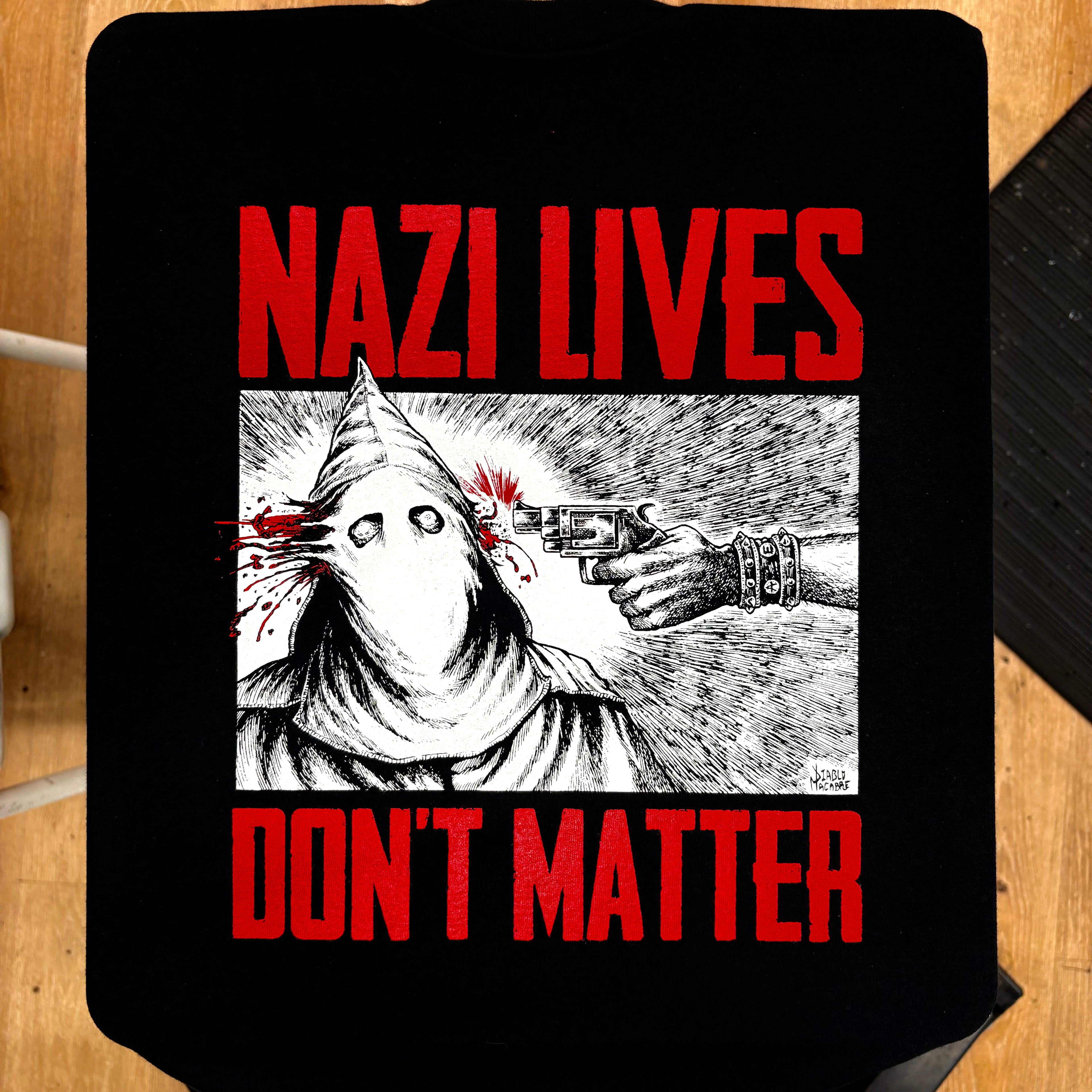 Nazi Lives Don't Matter - Gun - Diablo Macabre