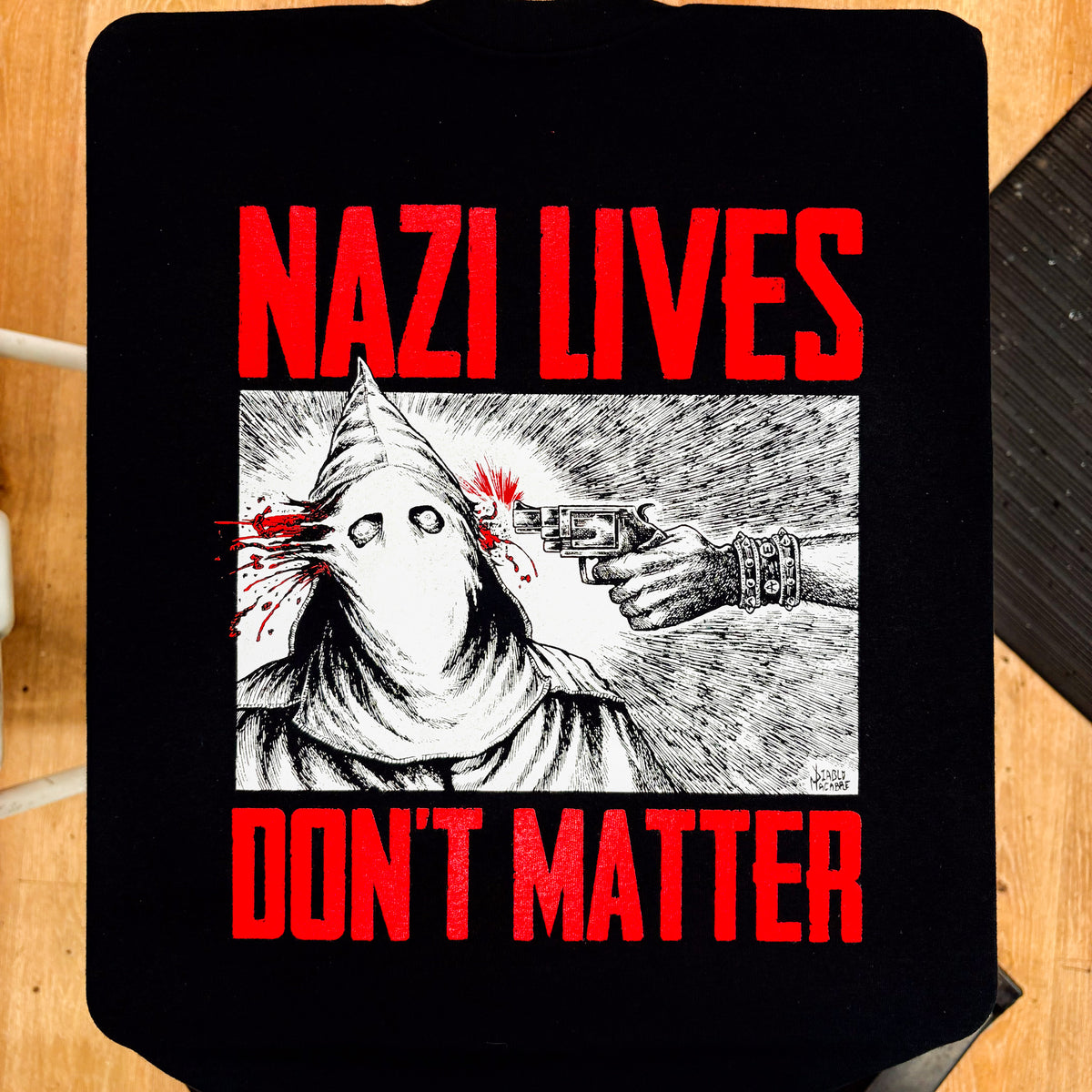 Nazi Lives Don't Matter - Gun - Diablo Macabre